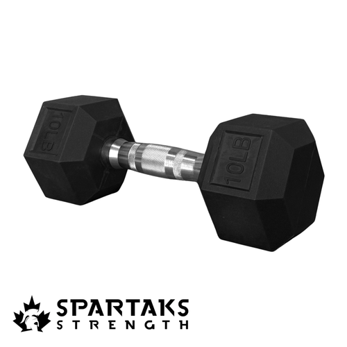 Spartaks Strength 5–80LB Hex Dumbbells