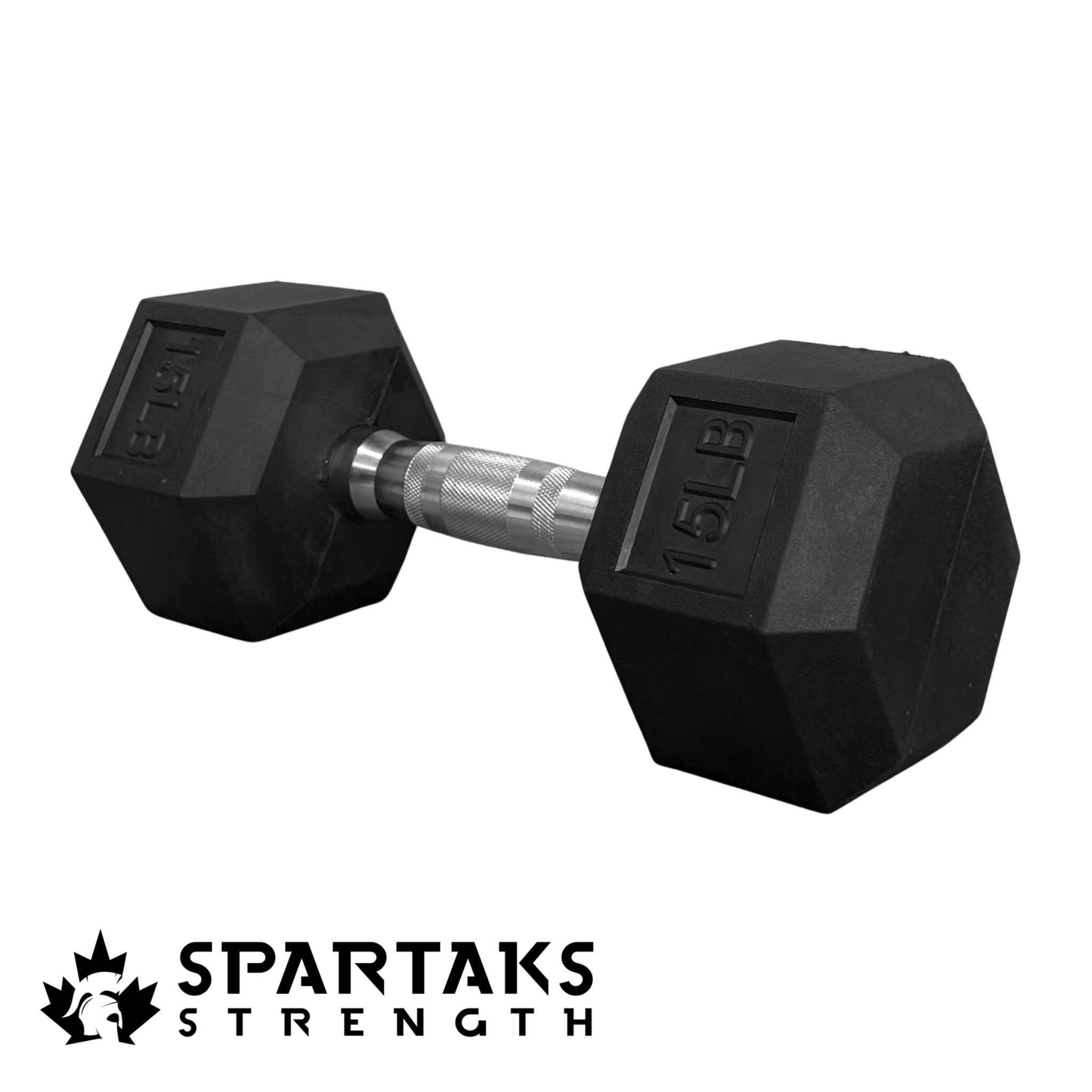 Spartaks Strength 5–80LB Hex Dumbbells