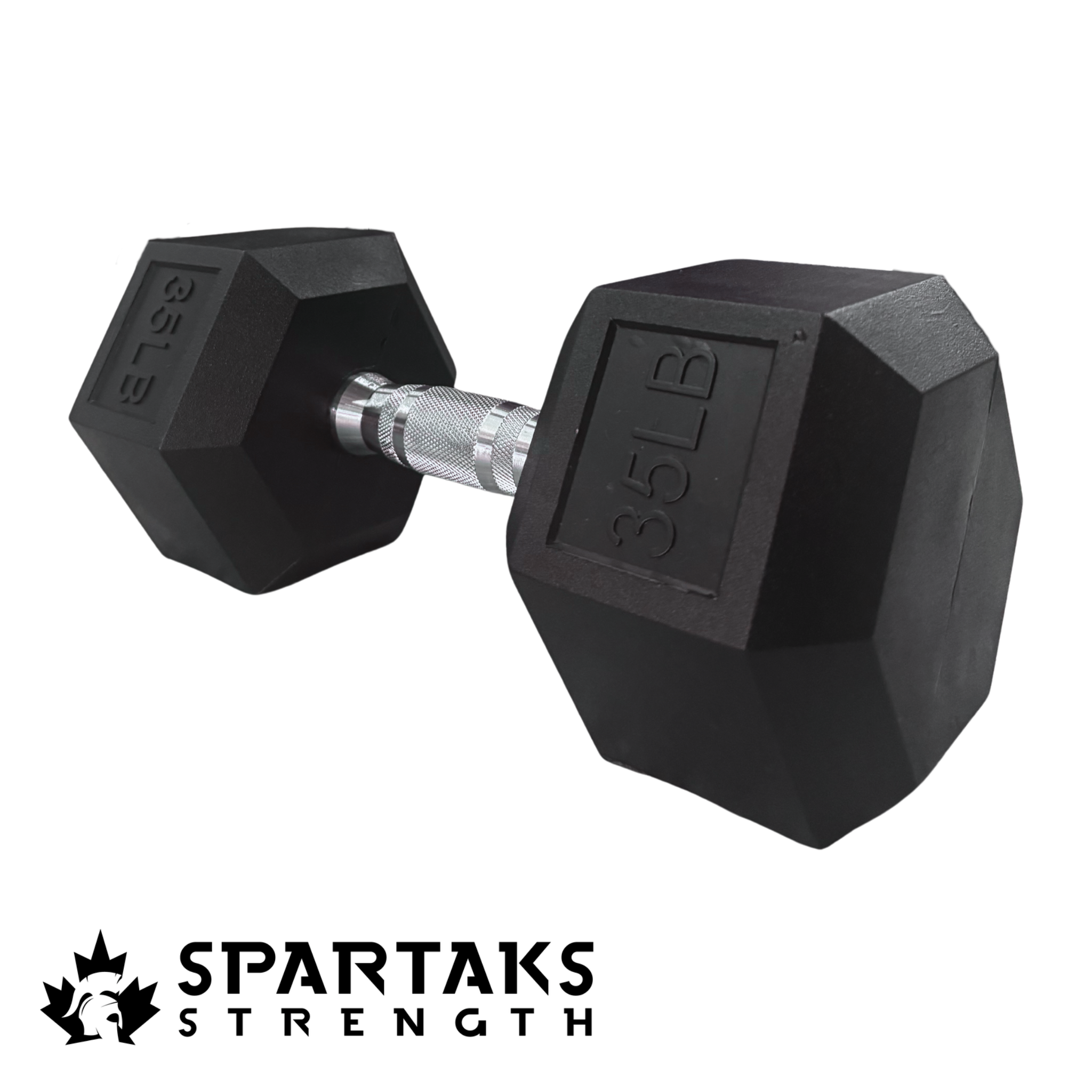 Spartaks Strength 5–80LB Hex Dumbbells