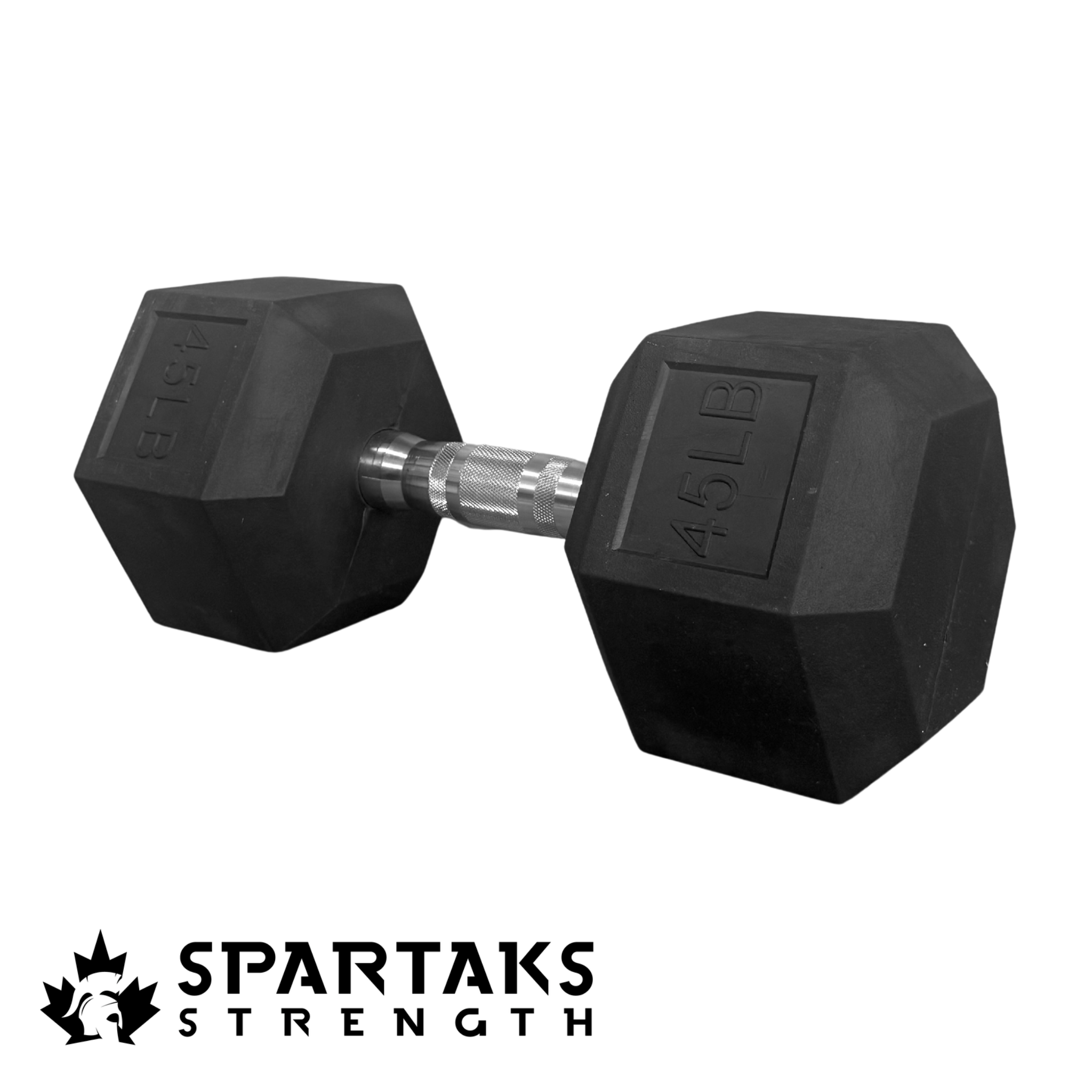 Spartaks Strength 5–80LB Hex Dumbbells