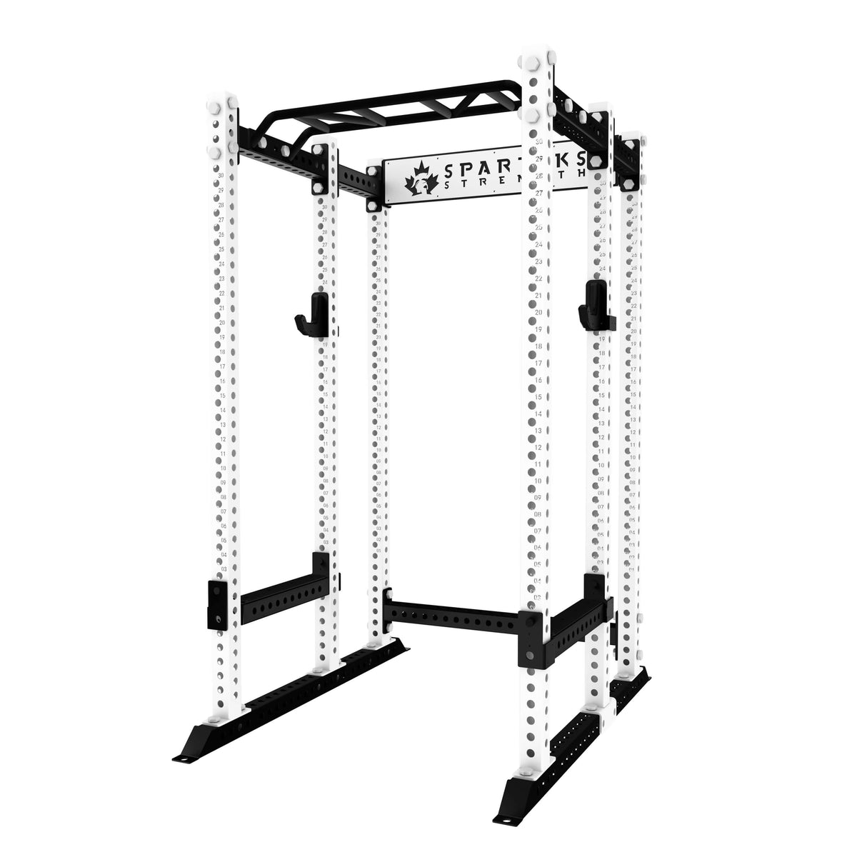 Spartaks Strength KB2401 Overbuilt Power Squat Rack (3”×3”, 9-Gauge Steel) for home gym and commercial use.