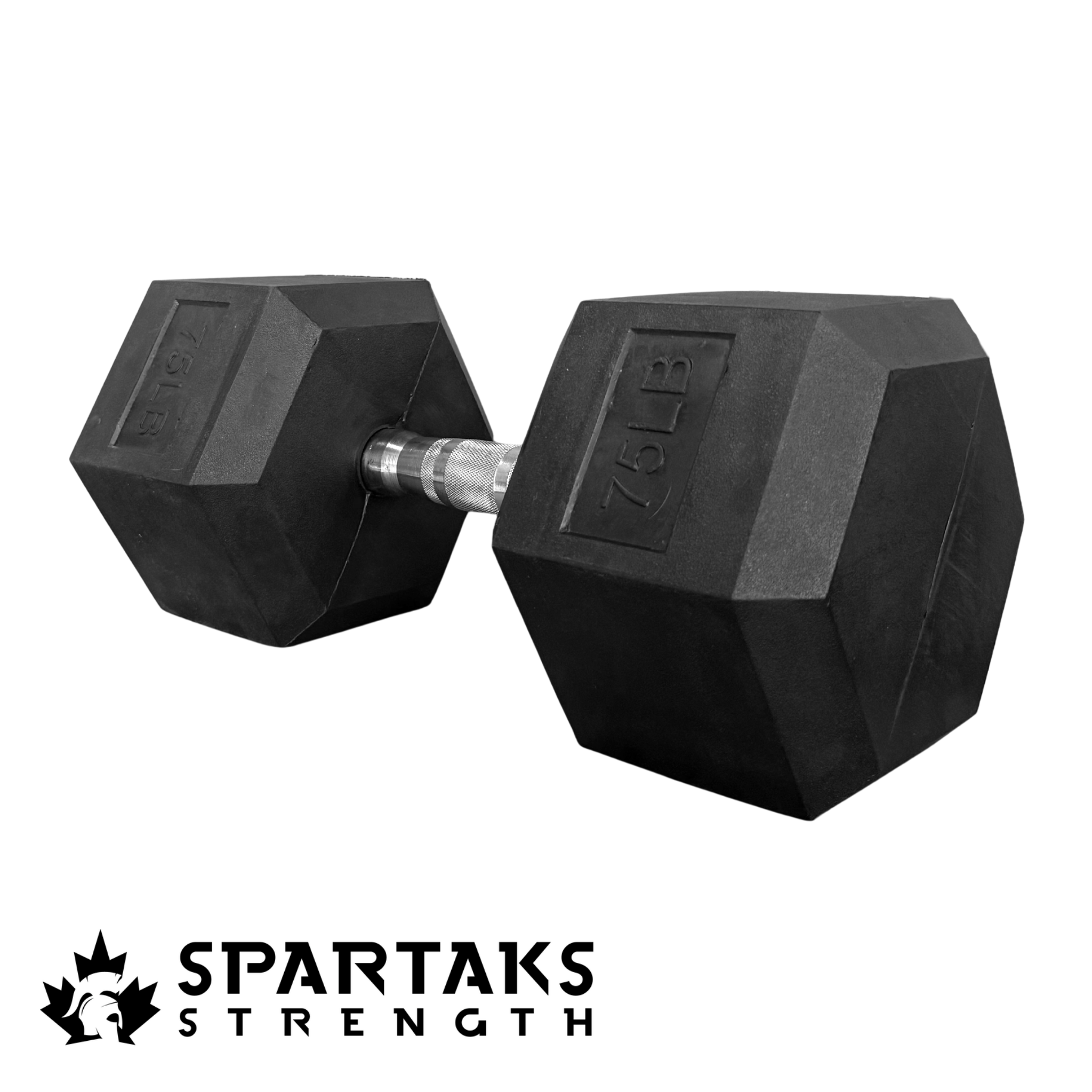 Spartaks Strength 5–80LB Hex Dumbbells