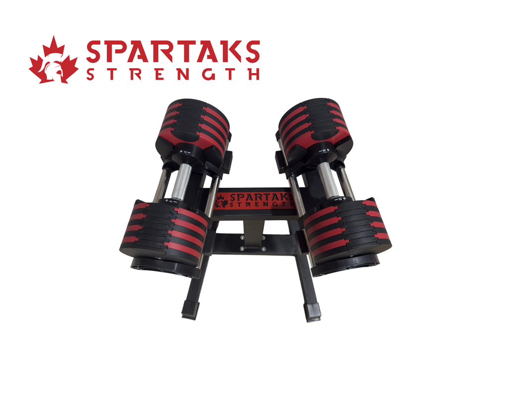 90LB Adjustable Dumbbells Pair - 5LB Increments image 1