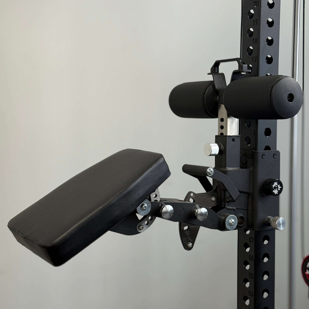 Spartaks Strength Pegasus Bench Rack Attachment for effective strength training in home gyms.