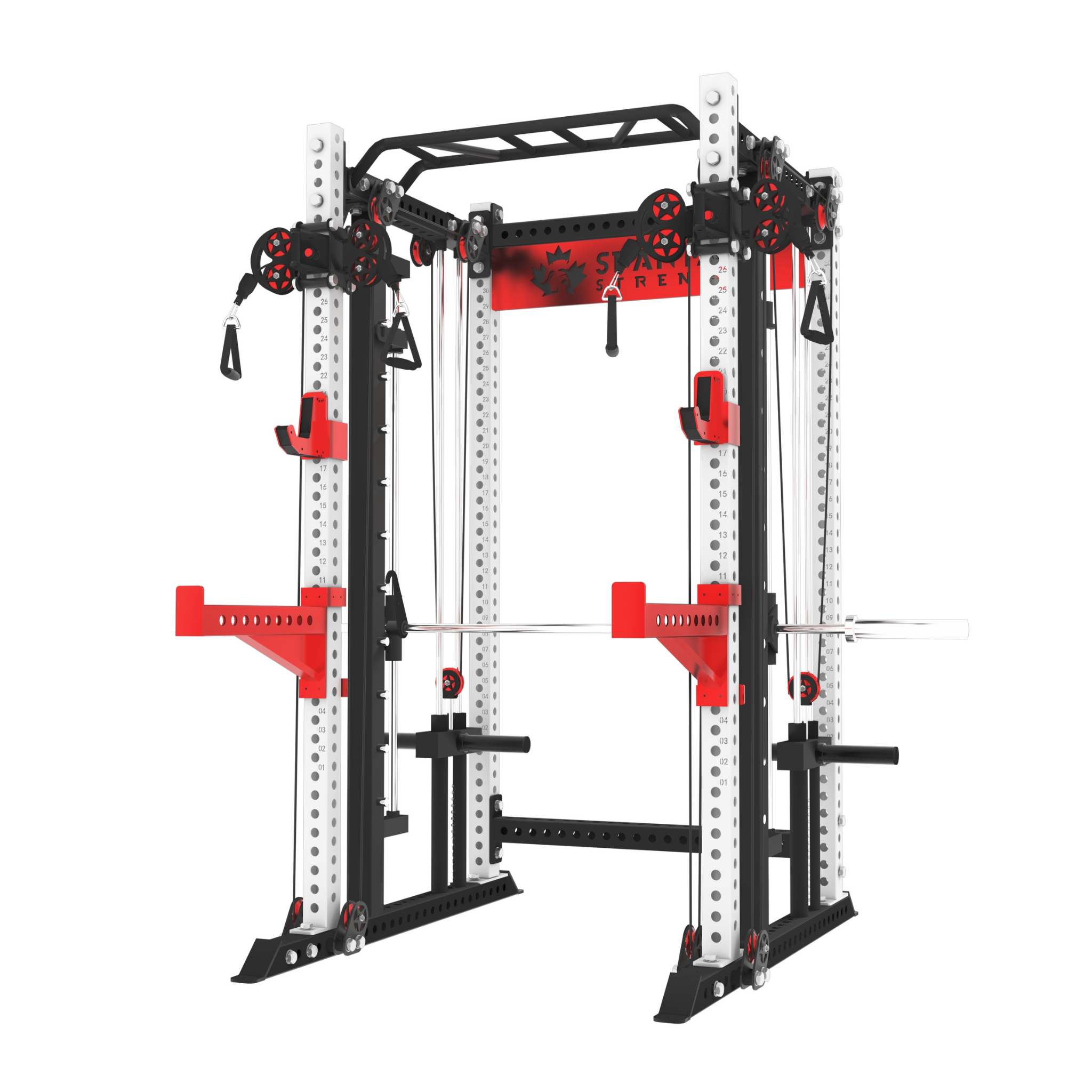 Spartaks Strength KB2403 Functional Smith Machine (3”×3”, 9-Gauge Steel)