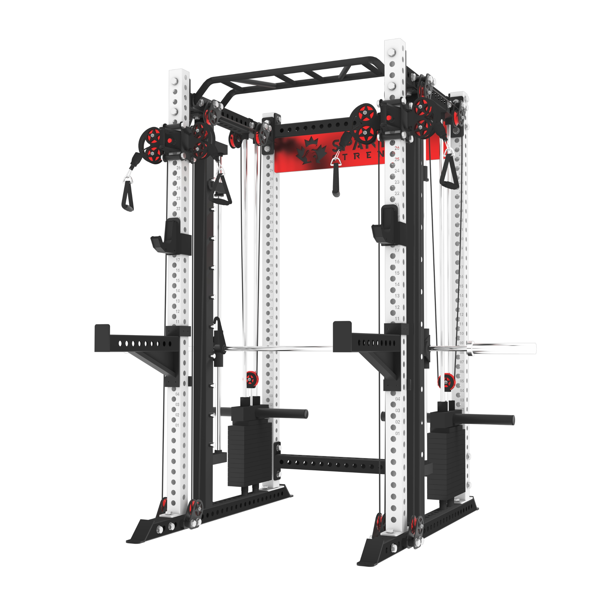Spartaks Strength KB2403 Functional Smith Machine (3”×3”, 9-Gauge Steel)