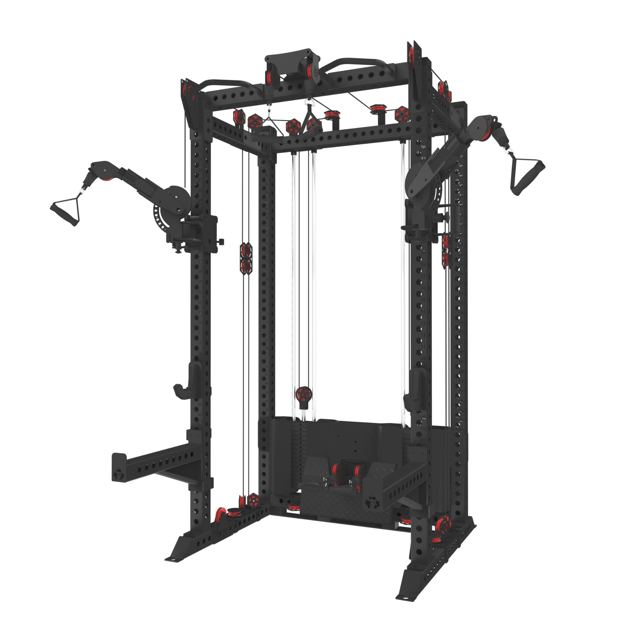 Spartaks Strength KB2404 Functional Trainer (3”×3”, 9-Gauge Steel)