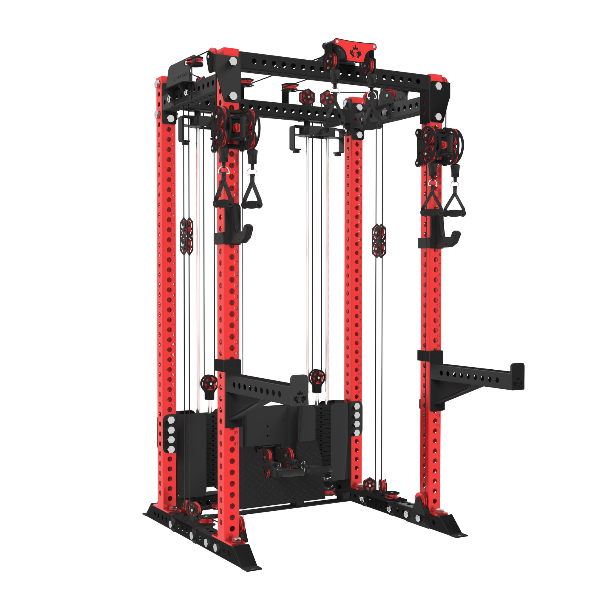Spartaks Strength KB2404 Functional Trainer (3”×3”, 9-Gauge Steel)
