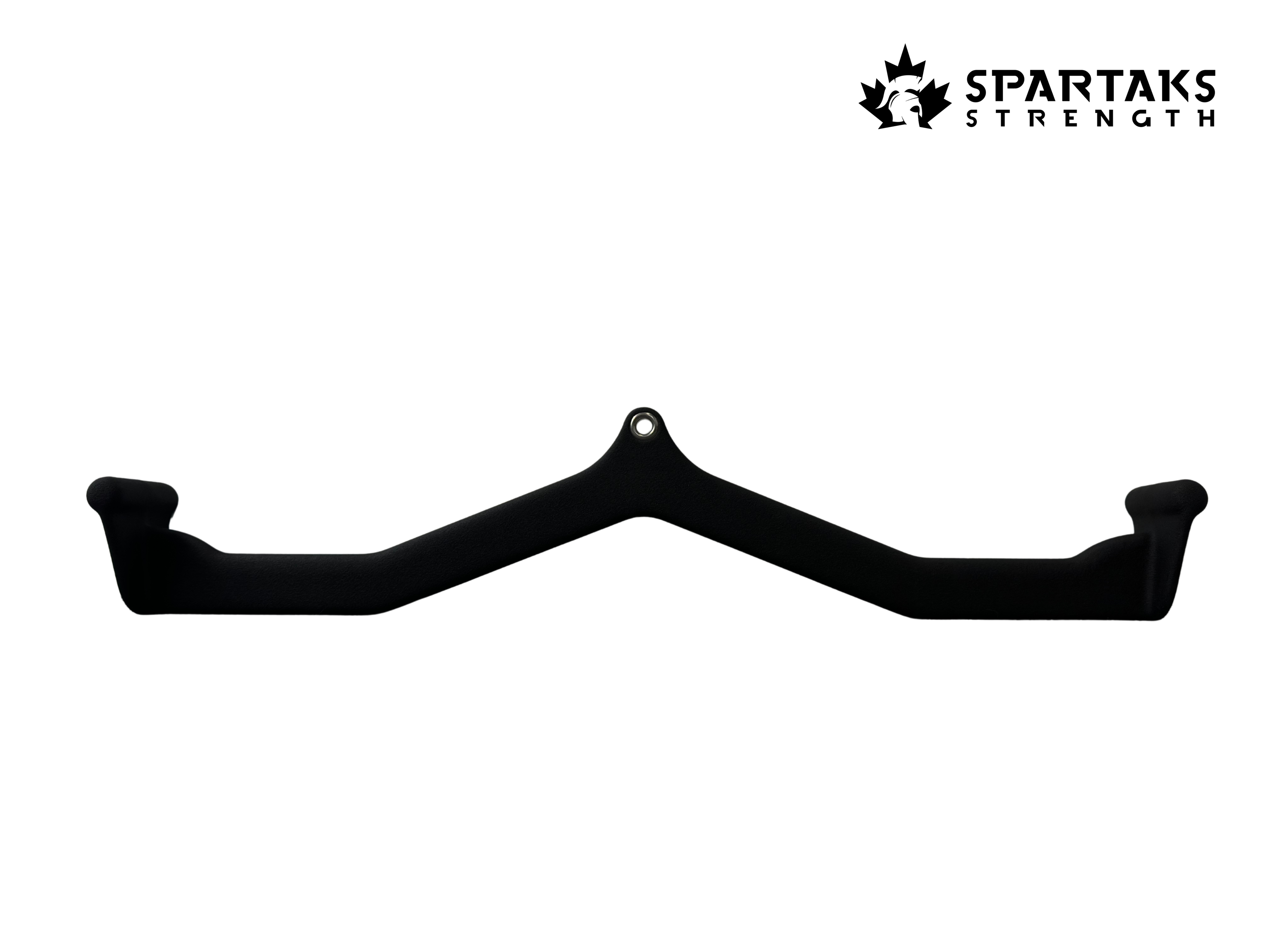 Spartaks Strength Rubber Coated Wide Grip Lat Pulldown Bar Attachment