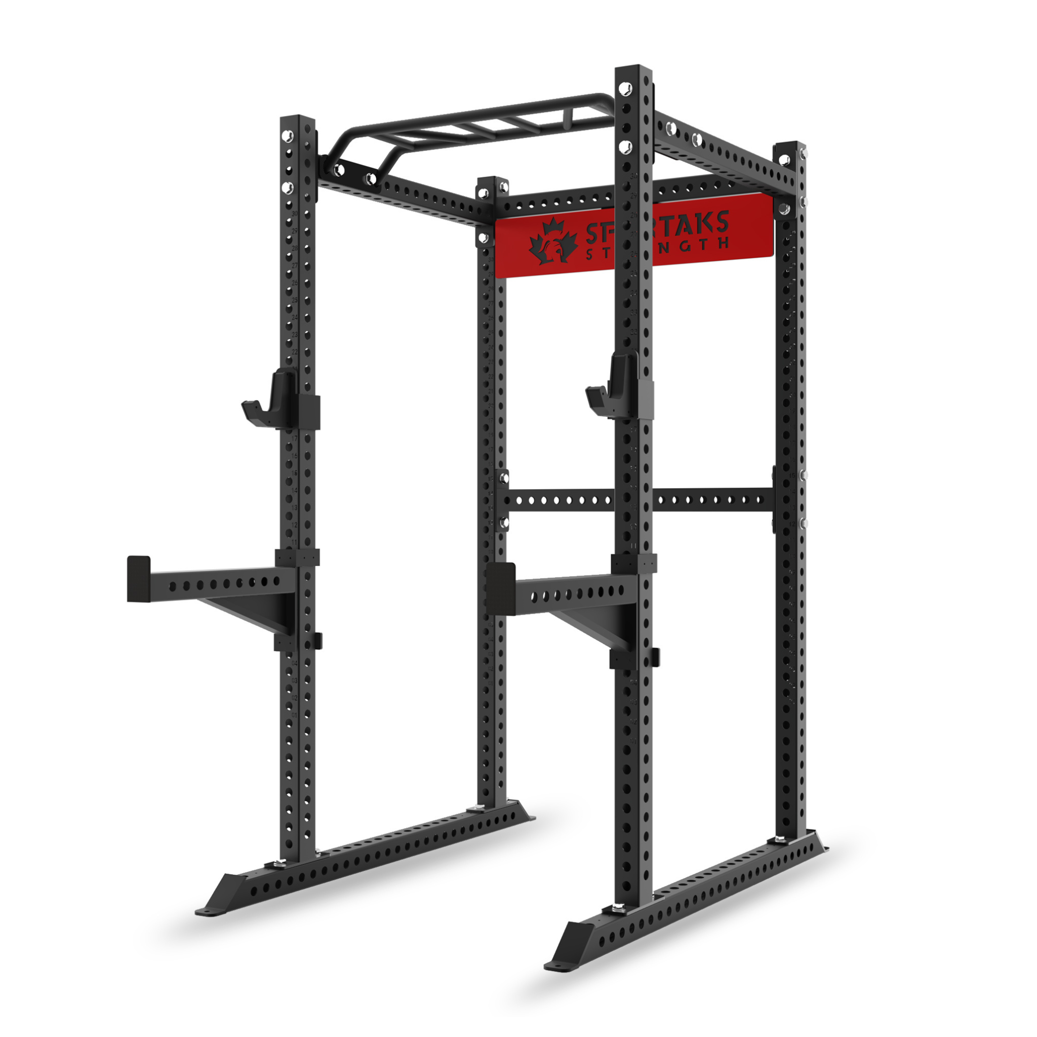 Spartaks Strength KB2401 Overbuilt Power Squat Rack (3”×3”, 9-Gauge Steel)