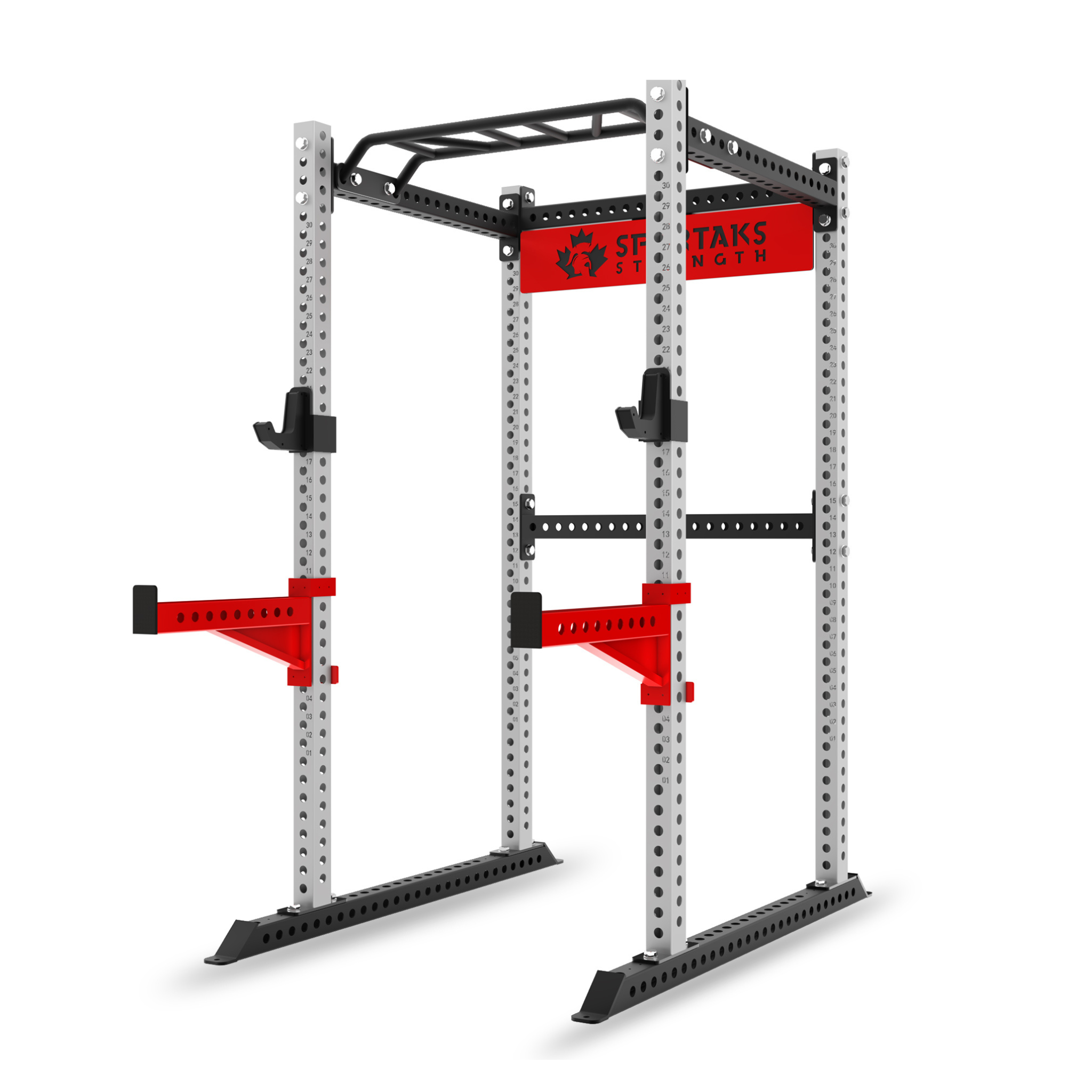 Spartaks Strength KB2401 Overbuilt Power Squat Rack (3”×3”, 9-Gauge Steel)