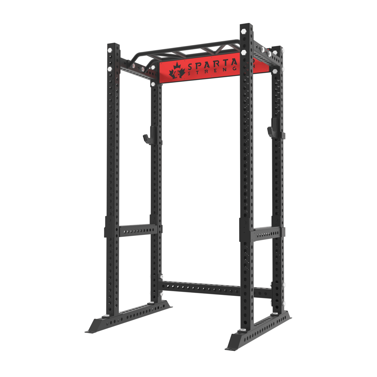 Spartaks Strength KB2401 Overbuilt Power Squat Rack (3”×3”, 9-Gauge Steel) for home and commercial gyms.