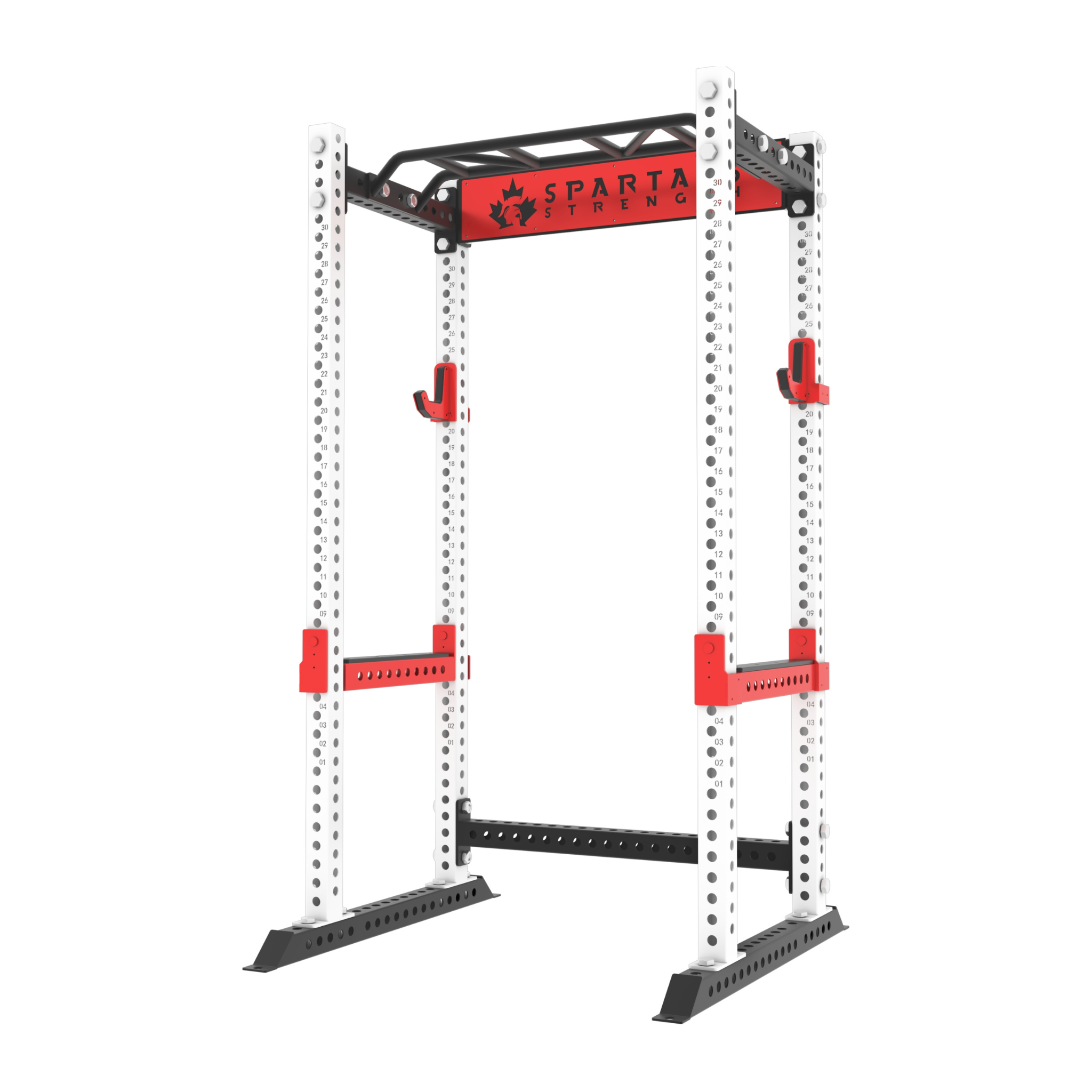 Spartaks Strength KB2401 Overbuilt Power Squat Rack (3”×3”, 9-Gauge Steel)