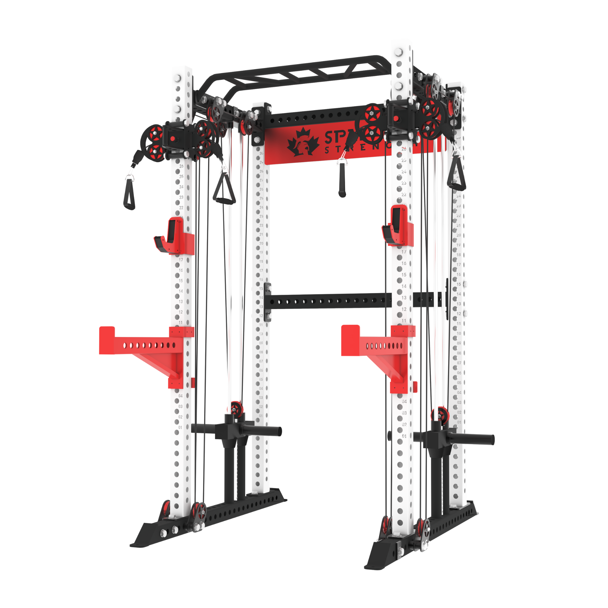 Spartaks Strength KB2402 Functional Squat Rack (3”×3”, 9-Gauge Steel)