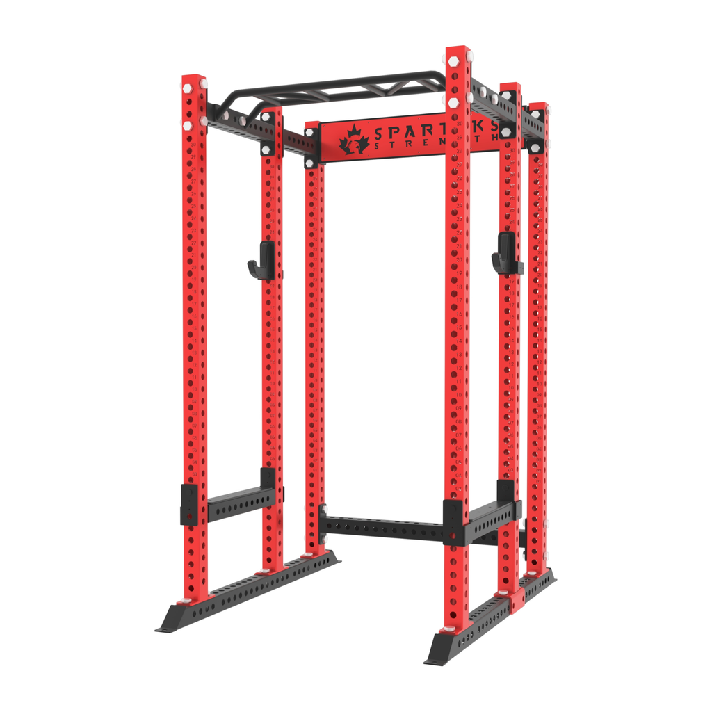 Spartaks Strength KB2401 Overbuilt Power Squat Rack (3”×3”, 9-Gauge Steel)
