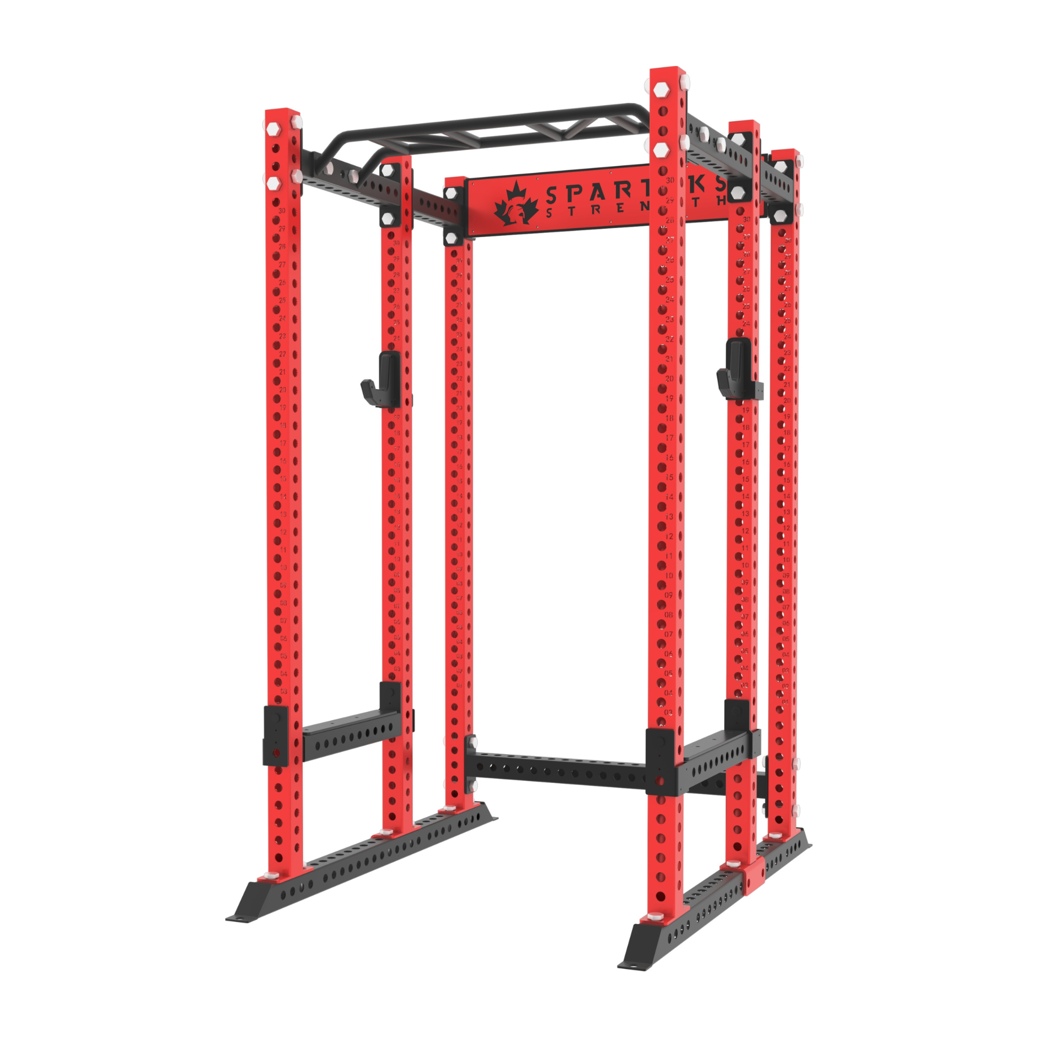 Spartaks Strength KB2401 Overbuilt Power Squat Rack (3”×3”, 9-Gauge Steel)