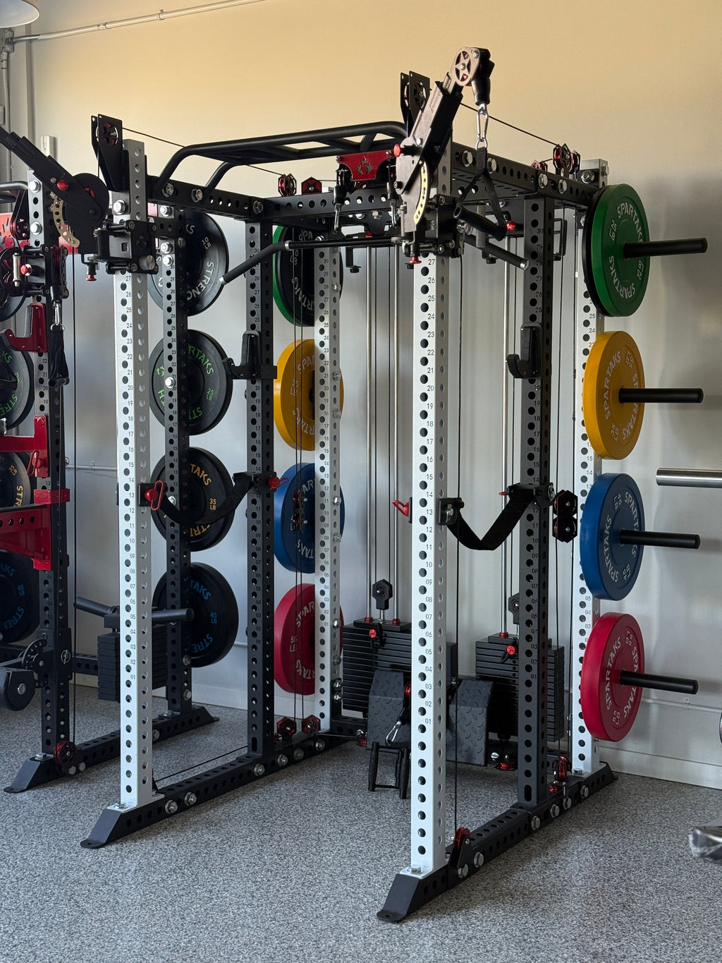 KB2406 6-Post Full Rack Functional Trainer 3"X3" 9-Gauge image 9