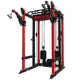 Spartaks Strength KB2406 6-Post Full Rack Functional Trainer (3”×3”, 9-Gauge Steel) for versatile home gym workouts.