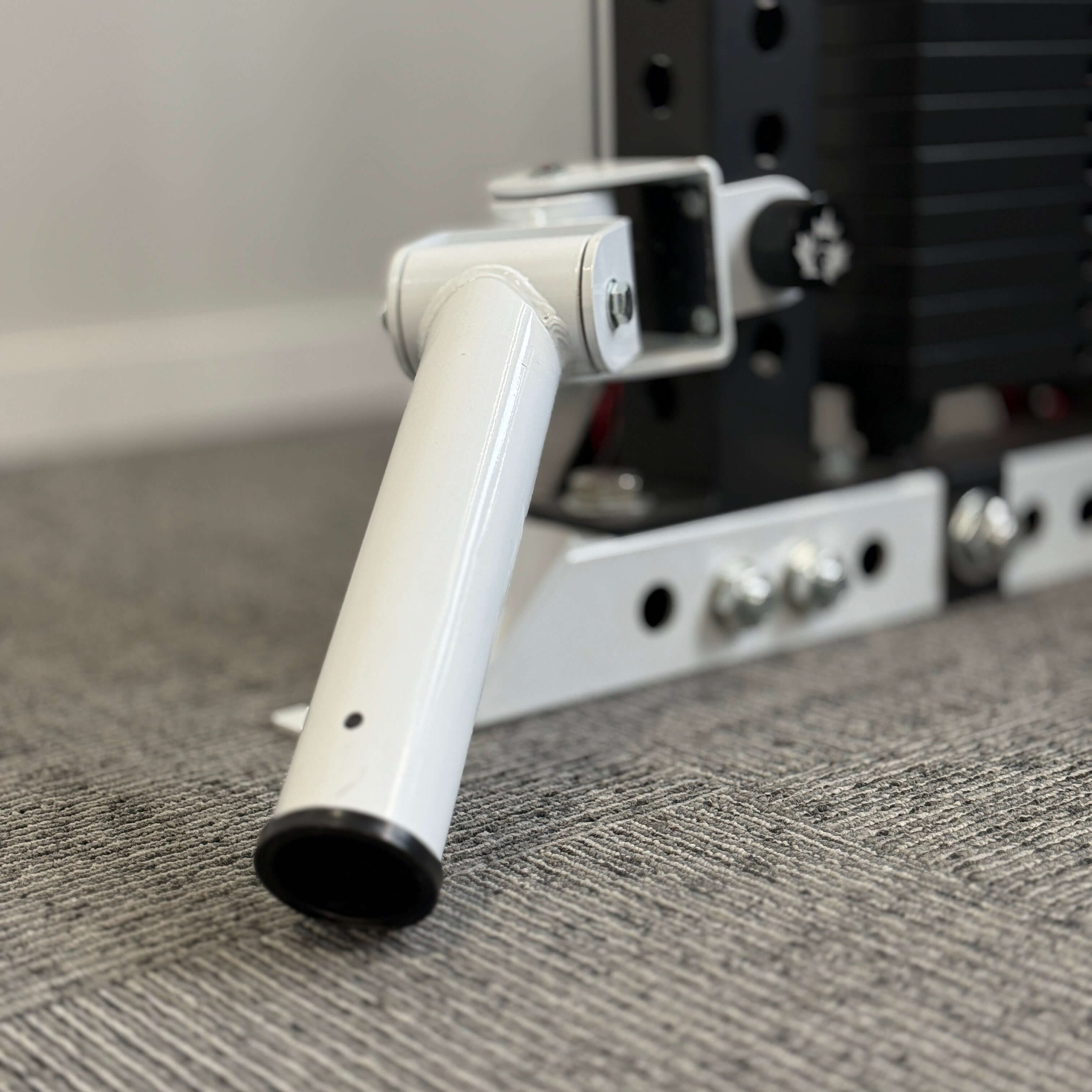 Spartaks Strength Landmine Attachment detail view on gym equipment.